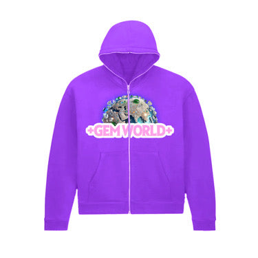 Purp Gem Zip Up